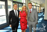 Mark Ballas, Chelsie Hightower and Derek Hough at the 62nd Primetime Creative Arts Emmy Awards