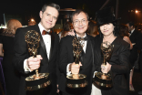 Amy Sherman-Palladino, Daniel Palladino, and David Mullen at the 2019 Creative Arts Ball.
