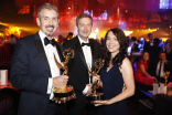 Max Dennison, Jonathan Cheetham, and Clare Cheetham at the 2019 Creative Arts Ball. 