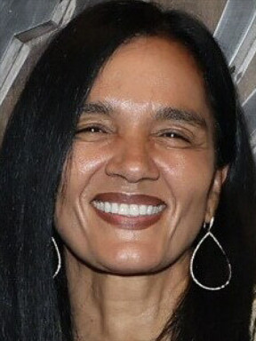 Emmy-award-winner Desiree Perez smiling at The 40/40 Club pop-up event in 2025