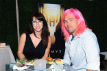 Alexis Nelson and Ian Moore at the Special Visual Effects Nominee Reception August 31, 2015, at the Montage in Beverly Hills, California.