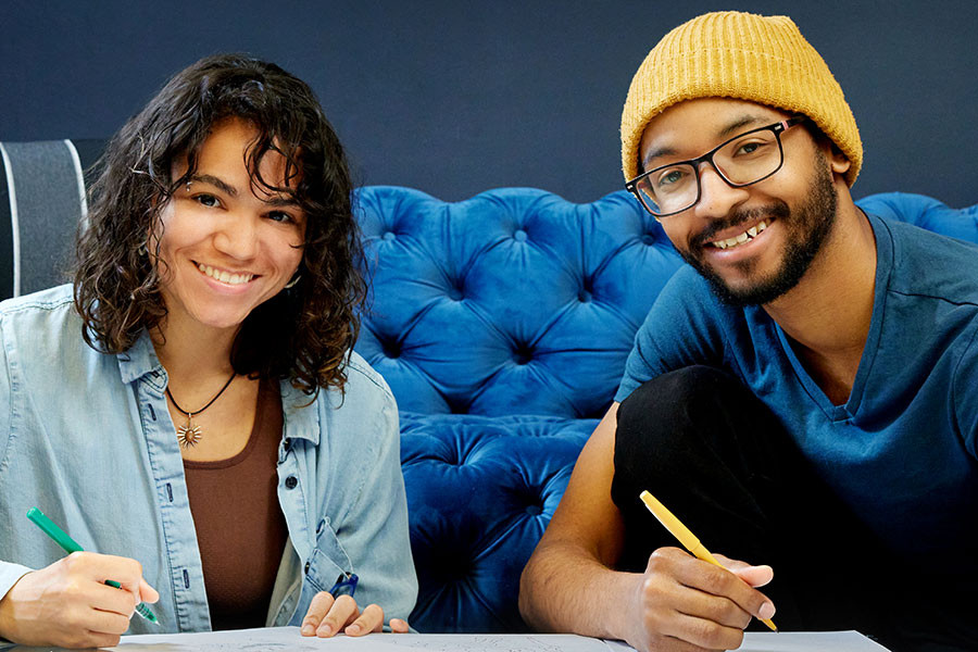 Najja Porter and DaShawn Mahone