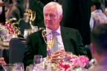 Garrett Brown, winner of the Charles F. Jenkins Lifetime Achievement Award at the 2015 Engineering Emmys at the Loews Hotel in Los Angeles, October 28, 2015.