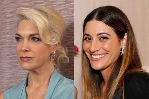 Hannah Waddingham and Jane Becker