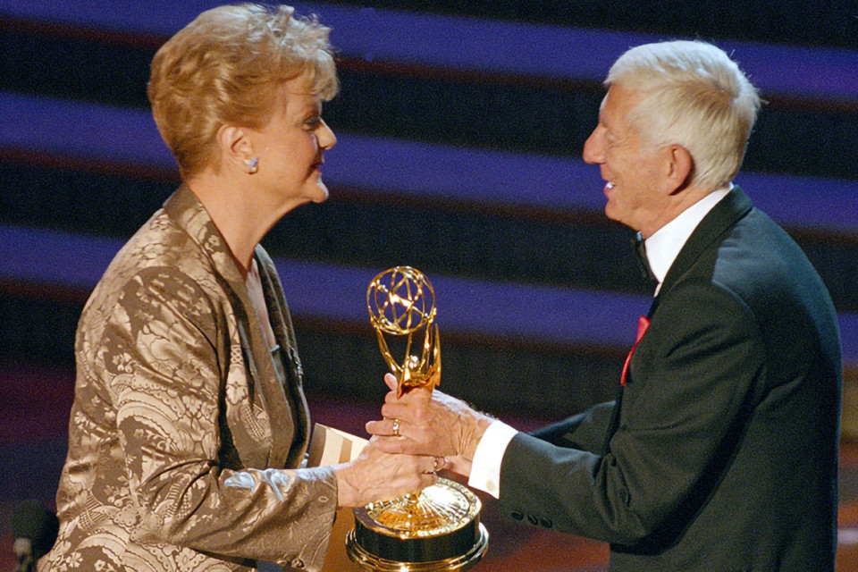 Angela Lansbury and Aaron Spelling
