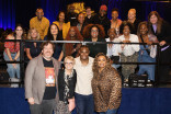 The Ms. Pat Show cast and crew pose with members of the Television Academy at a show taping.