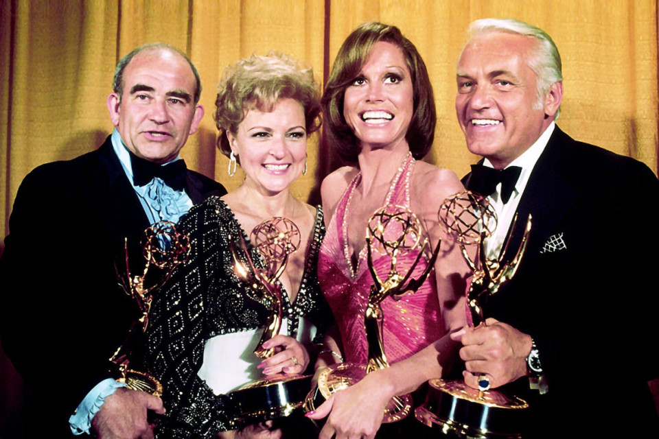 Ed Asner, Betty White, Mary Tyler Moore, Ted Knight