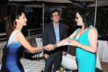 Patricia Joubert, Sam Edwards, and Sarah Brooke Grossman at the Special Visual Effects Nominee Reception August 31, 2015, at the Montage in Beverly Hills, California.