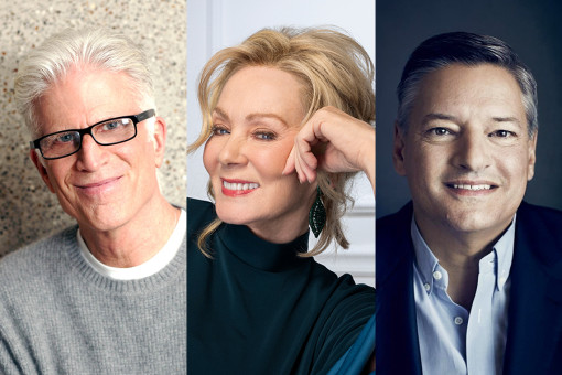Ted Danson, Jean Smart, and Ted Sarandos