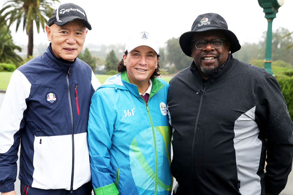 Amy Alcott and Cedric the Entertainer