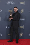 Gigi Cavenago of Arcane in the Media Center at the 2025 Creative Arts Emmy Awards