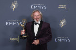 Yan Miles of Andor in the Media Center at the 2025 Creative Arts Emmy Awards