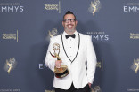 Christopher Lennertz of The Boys  in the Media Center at the 2025 Creative Arts Emmy Awards