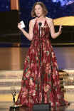 Julianne Nicholson of Hacks accepts the award for Guest Actress in a Comedy Series at the 2025 Creative Arts Emmys
