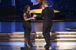 Anika Noni Rose presents the award to Gabe Hiller of The Studio for Music Supervision at the 2025 Creative Arts Emmy Awards