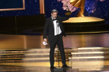 Eric Kissack of The Studio accepts the award for Picture Editing for a Single-Camera Comedy Series at the 2025 Creative Arts Emmy Awards