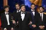 The team from SNL50: The Anniversary Special accepts the award for Outstanding Writing for a Variety Special