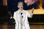 The Traitors' Alan Cumming accepts the award for Outstanding Host for a Reality or Reality Competition Program at the 2025 Creative Arts Emmys