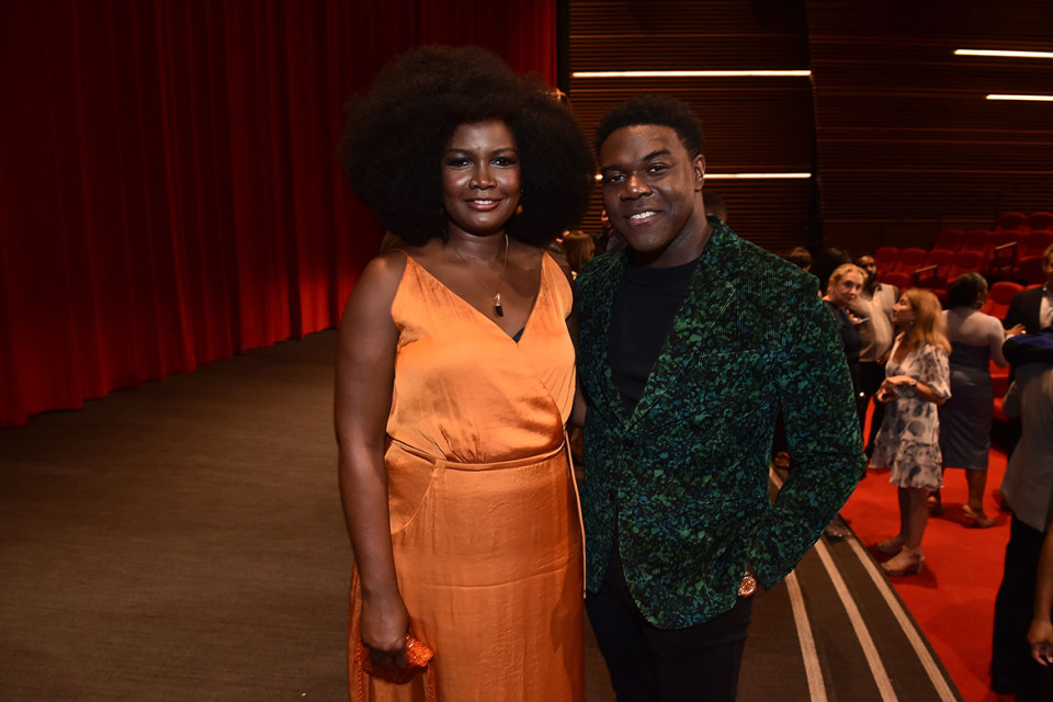 Sarah Niles and Sam Richardson