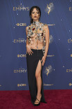 Wednesday's Jenna Ortega on the red carpet at the 77th Emmy Awards