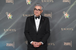 Eugene Levy poses in the press room during night one of the 78th Emmy Awards