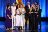 The team from Tucci In Italy accepts the Emmy for Outstanding Hosted Nonfiction Series or Special during night one of the 78th Emmy Awards