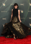 Constance Zimmer in the press room during night two of the 78th Emmy Awards