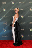 Sara Wyle in the press room during night two of the 78th Emmy Awards