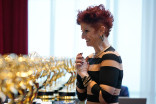 Brooke Lipton is seen backstage with the Emmy for Outstanding Choreography for Scripted Programming for Palm Royale during night two of the 78th Emmy Awards