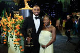 DeVaughn Watts and Candice Watts attend night two of the Governors Gala following the 78th Emmy Awards
