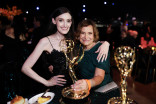 Emma Johnson and Cathy Sandrich Gelfond attend night two of the Governors Gala following the 78th Emmy Awards