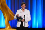 Jeff Hiller presents the Emmy for Outstanding Guest Actress in a Drama Series to "Paradise" during night two of the Television Academy's 78th Emmy Awards