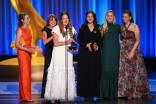 The team from Palm Royale accepts the Emmy for Outstanding Period Costumes during night two of the 78th Emmy Awards