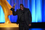 Ernest Harden Jr. accepts the Emmy for Outstanding Guest Actor in a Drama Series for The Pitt during night two of the 78th Emmy Awards