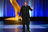 David Harbour from DTF St. Louis accepts the Emmy for Outstanding Supporting Actor in a Limited or Anthology Series or Movie during night two of the 78th Emmy Awards