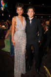 Zendaya and Tom Holland at the 78th Emmy Awards telecast