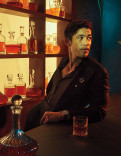 Christopher Chung posing in the Emmy Photo Studio