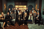 The cast and crew of DTF St. Louis poses with their Emmy Awards