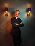 California Governor Gavin Newsom poses in the Emmy Photo Studio