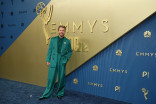 Derek Hough walks the red carpet at the 78th Emmy Awards telecast