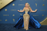 Trisha Paytas walks the red carpet at the 78th Emmy Awards telecast