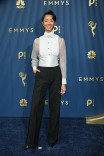Kristen Kish walks the red carpet at the 78th Emmy Awards telecast
