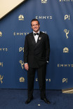 Jason Segel walks the red carpet at the 78th Emmy Awards telecast