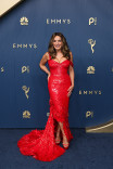 Mariska Hargitay walks the red carpet at the 78th Emmy Awards telecast