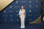Kristen Bell walks the red carpet at the 78th Emmy Awards telecast