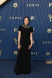 Awkwafina walks the red carpet at the 78th Emmy Awards telecast