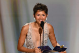 Zendaya presents the Emmy for Outstanding Lead Actress in a Comedy Series for Jean Smart during the 78th Emmy Awards telecast
