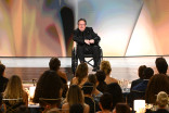 Michael J. Fox accepts the Bob Hope Humanitarian Award during the 78th Emmy Awards telecast
