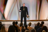 Vince Gilligan accepts the Emmy for Outstanding Writing for a Drama Series for Pluribus during the 78th Emmy Awards telecast