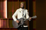 Noah Kahan performs Bridge Over Troubled Water on stage during the 78th Emmy Awards telecast